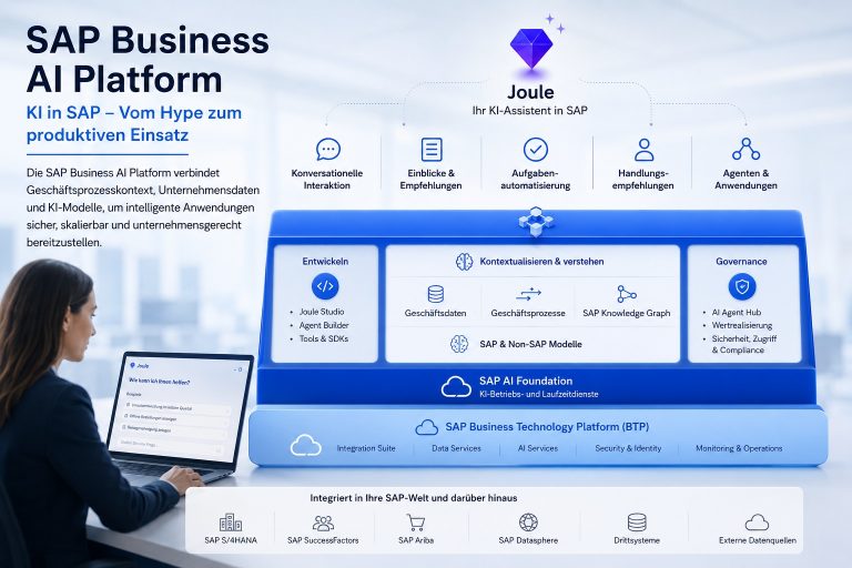 SAP Business AI Platform: KI in SAP – Vom Hype zum produktiven Einsatz